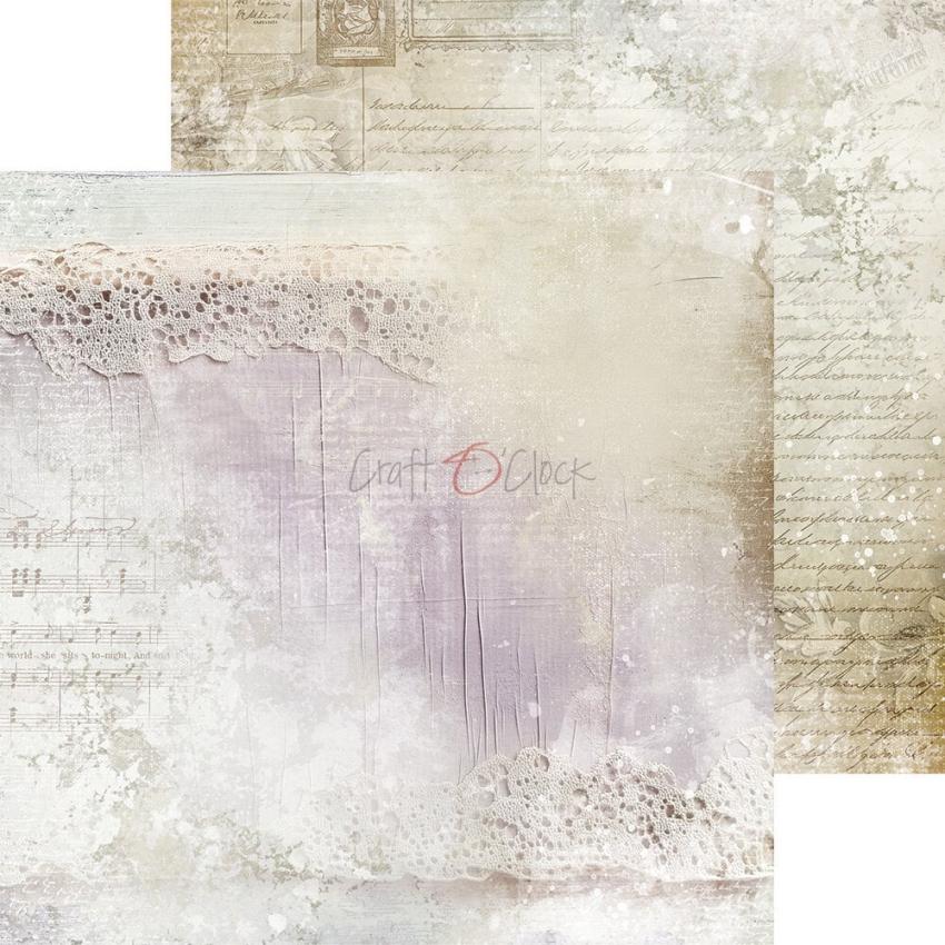 Craft OClock - Designpapier "Heritage Whispers" Basic Paper Pack 8x8 Inch - 24 Bogen