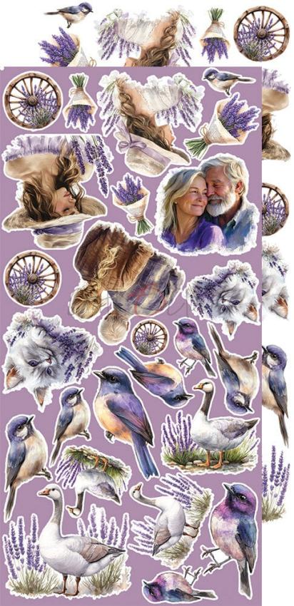 Craft OClock - Ausschneidebogen "Heritage Whispers" Extra Set Flowers & More - 18 Bogen