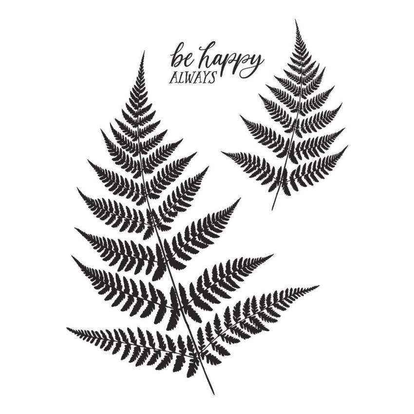 Spellbinders - Buchdrucktechnik "Lush Ferns" BetterPress Plate