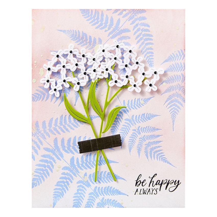 Spellbinders - Buchdrucktechnik "Lush Ferns" BetterPress Plate