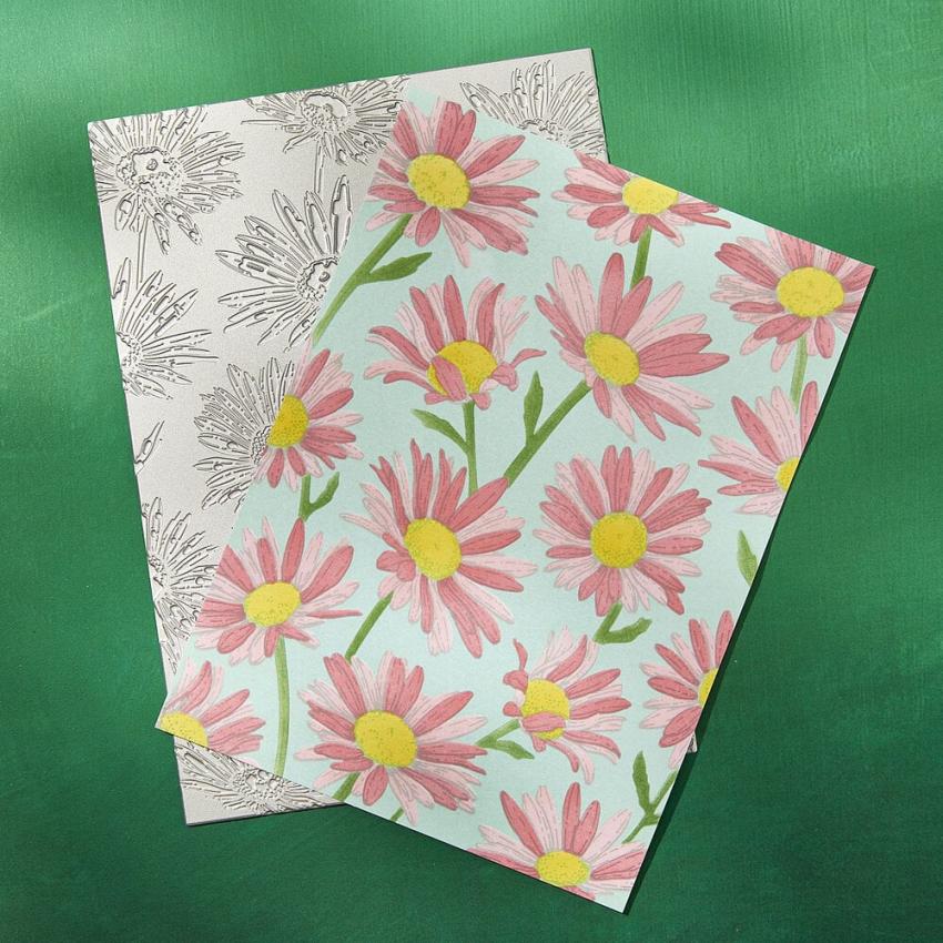 Spellbinders - Buchdrucktechnik "Daisy Shower" BetterPress Plate