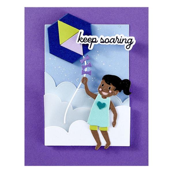 Spellbinders - Press Plate & Dies "Soaring Sentiments"
