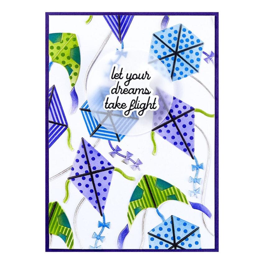 Spellbinders - Prägefolder "Flying Kites" Embossingfolder by Simon Hurley
