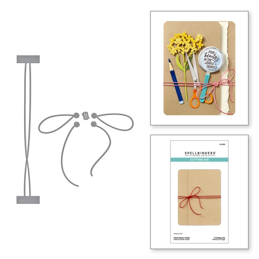Spellbinders - Stanzschablone "Field Notes Twine" Dies