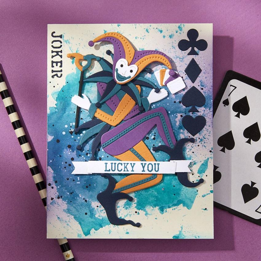 Spellbinders - Stanzschablone "Wild Joker" Dies