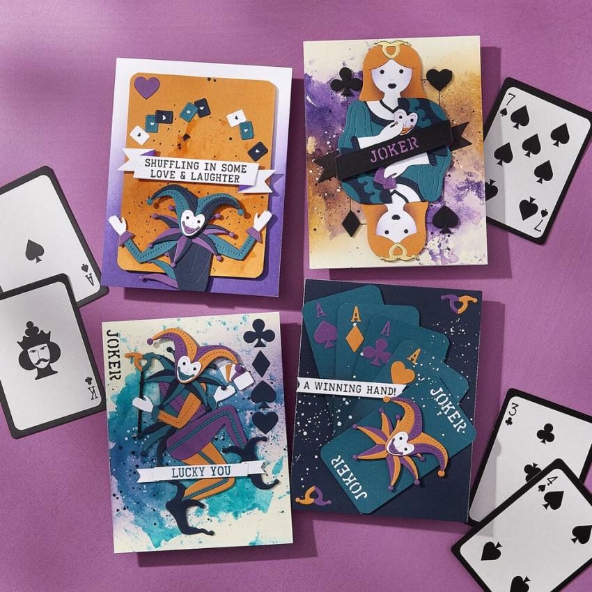 Spellbinders - Stanzschablone "Wild Joker" Dies