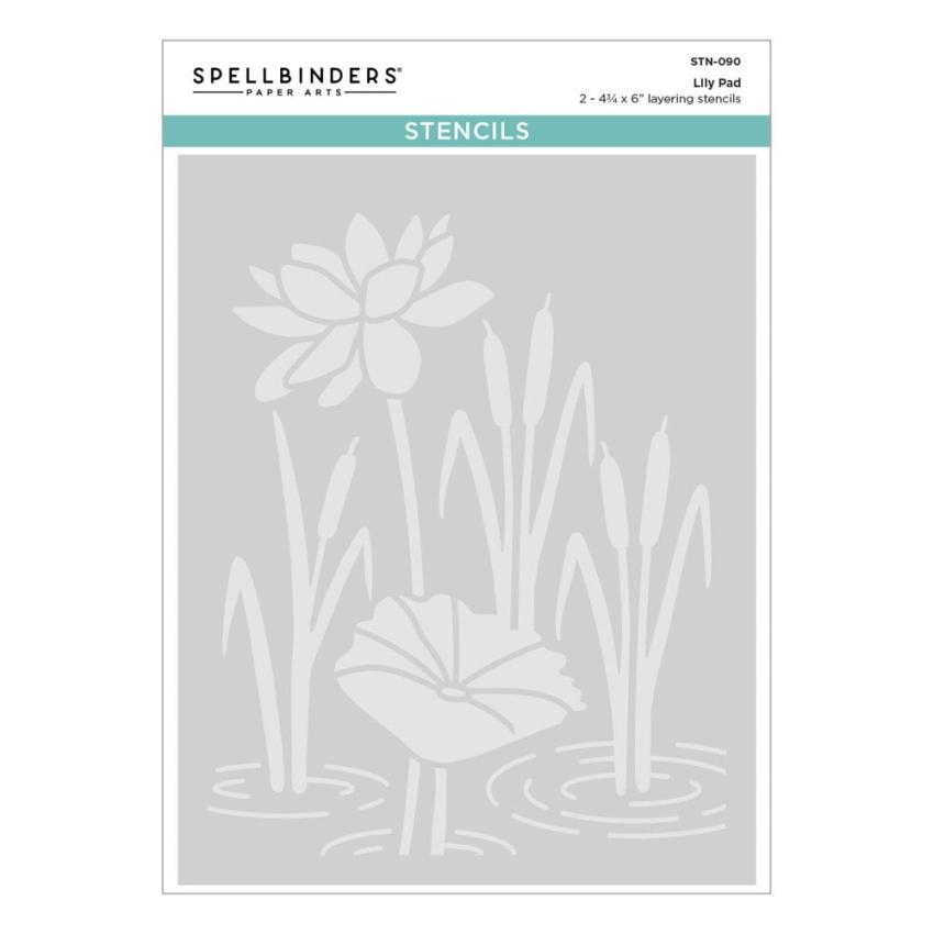 Spellbinders - Schablone "Lily Pad" Stencil