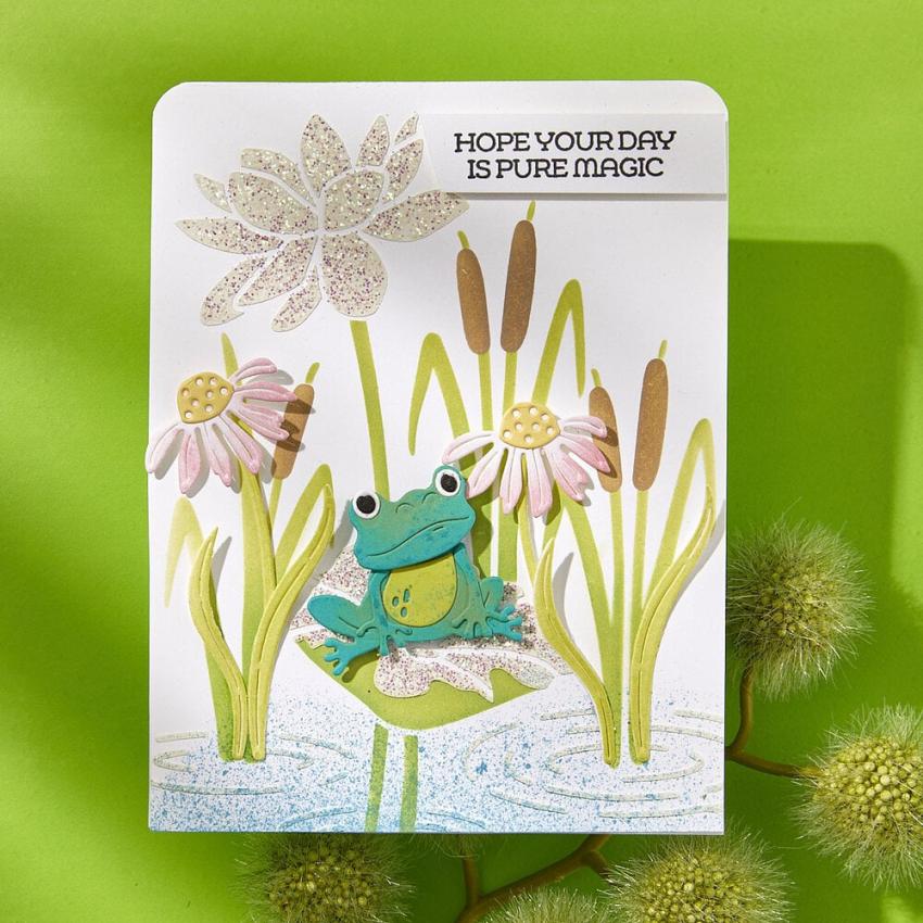 Spellbinders - Schablone "Lily Pad" Stencil