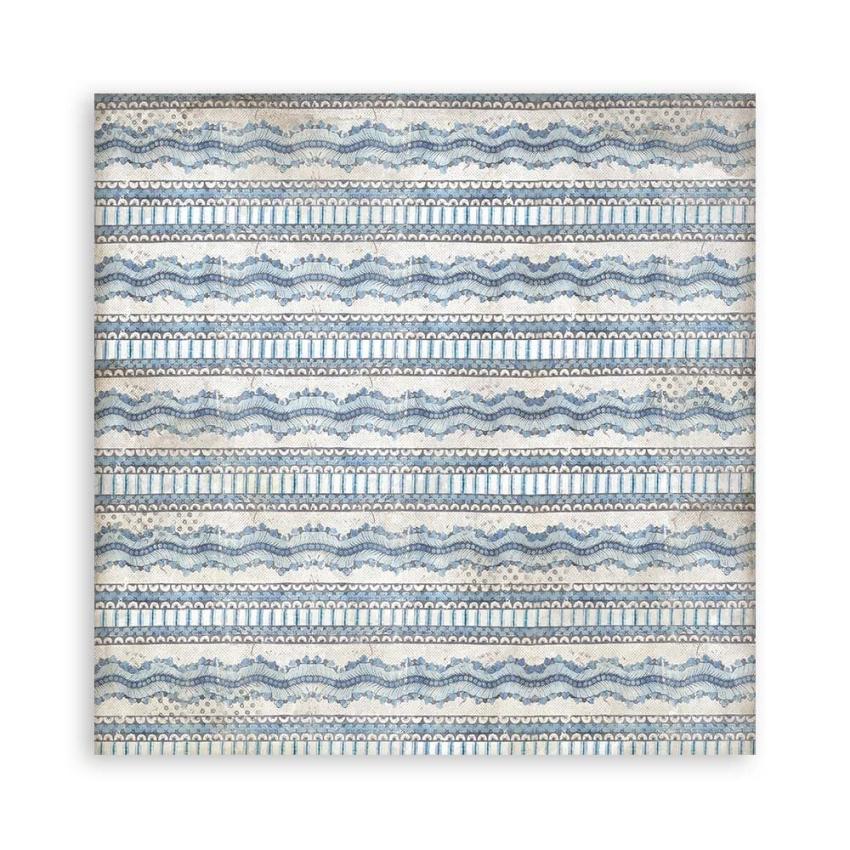 Stamperia - Designpapier "Silent Sea" Maxi Paper Pack 8x8 Inch - 22 Bogen
