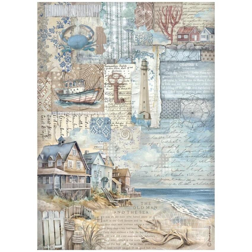 Stamperia - Decopatch Papier "Selection" Decoupage A4 - 6 Bogen  