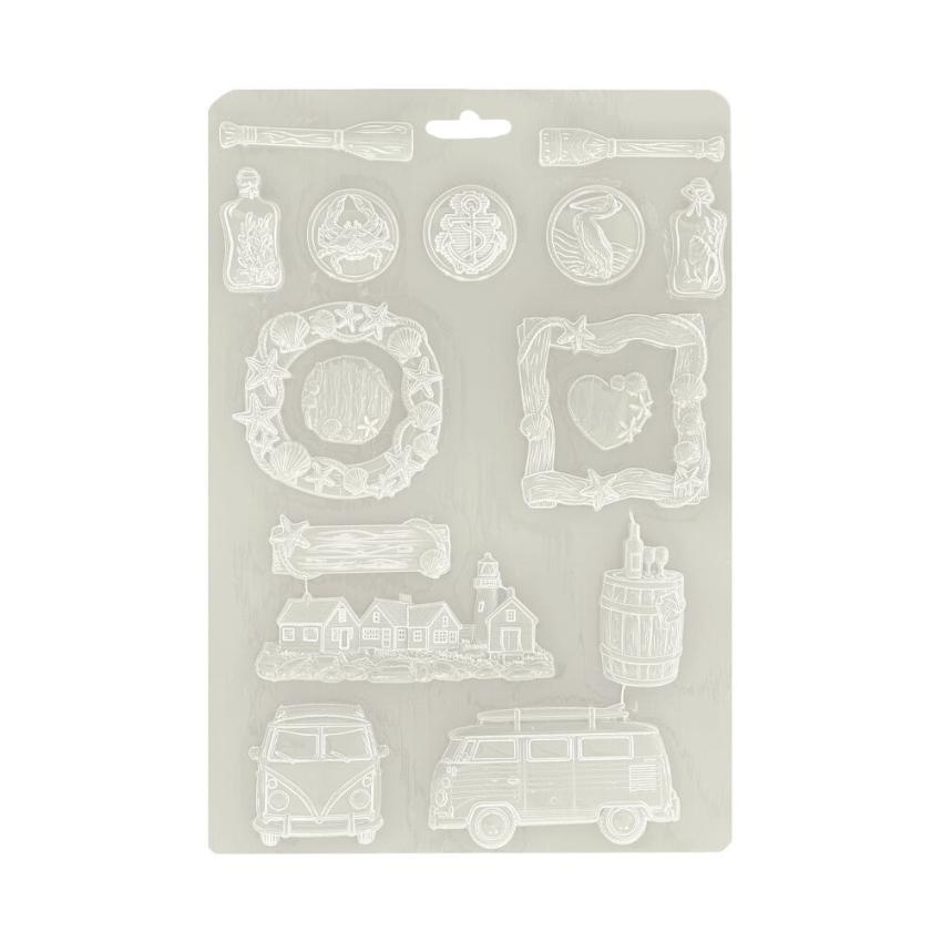 Stamperia - Gießform A4 "Silent Sea" Soft Mould
