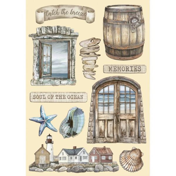 Stamperia - Holzteile A5 "Soul of the Ocean" Wooden Shapes