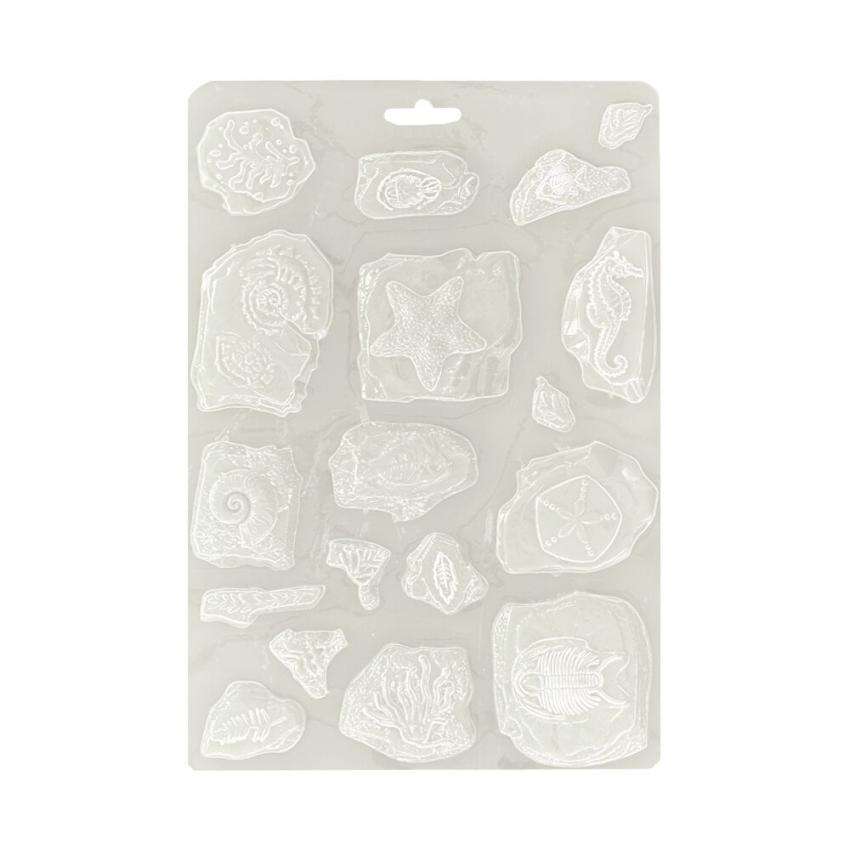 Stamperia - Gießform A5 "Fossils" Soft Mould 