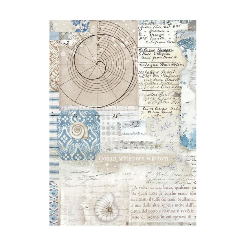 Stamperia - Decopatch Papier "Backgrounds" Decoupage A6 - 8 Bogen  