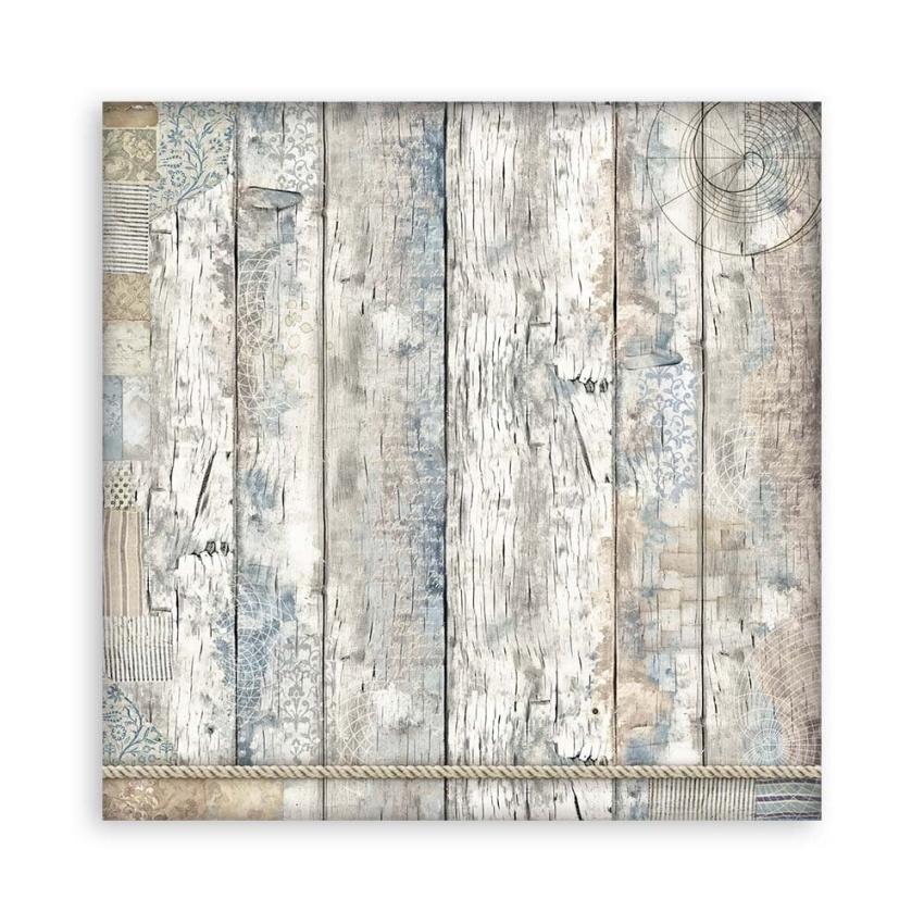 Stamperia - Designpapier "Silent Sea" Maxi Paper Pack 12x12 Inch - 10 Bogen