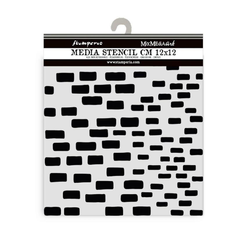 Stamperia - Schablone 12x12cm "Bricks Pattern" Stencil