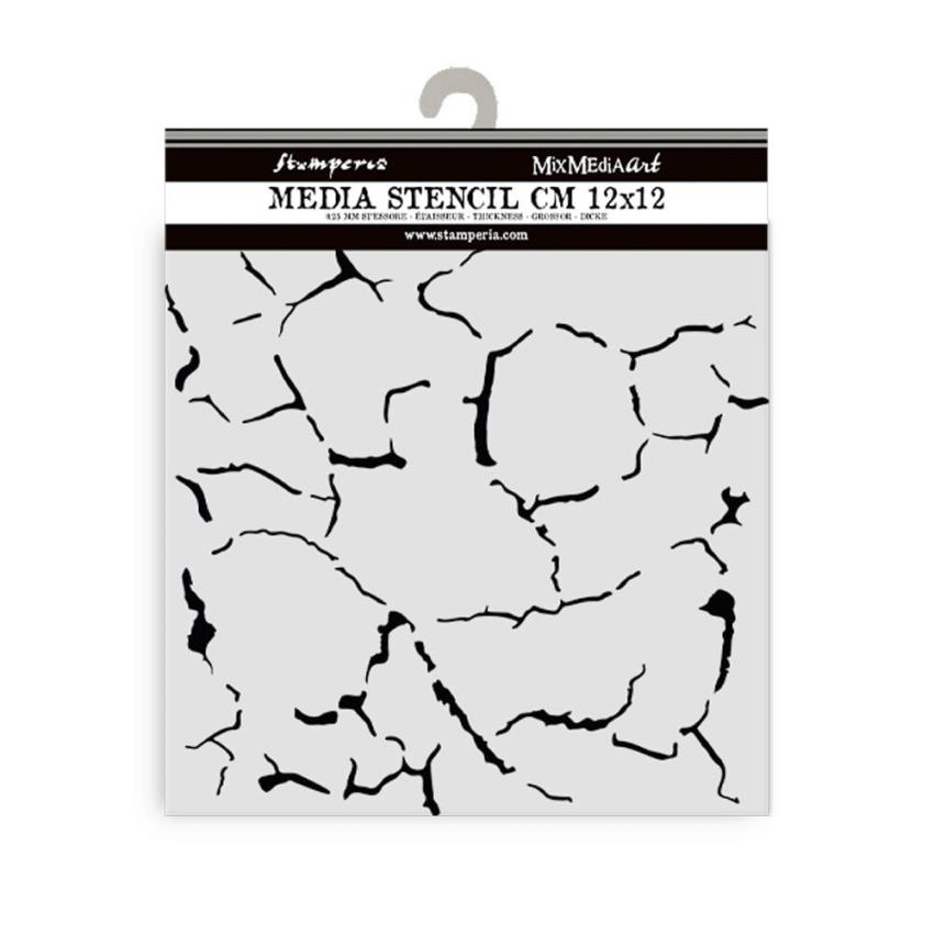 Stamperia - Schablone 12x12cm "Crackle Pattern" Stencil