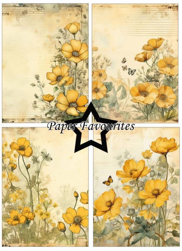 Paper Favourites - Designpapier "Buttercup" Paper Pack A6 - 24 Bogen