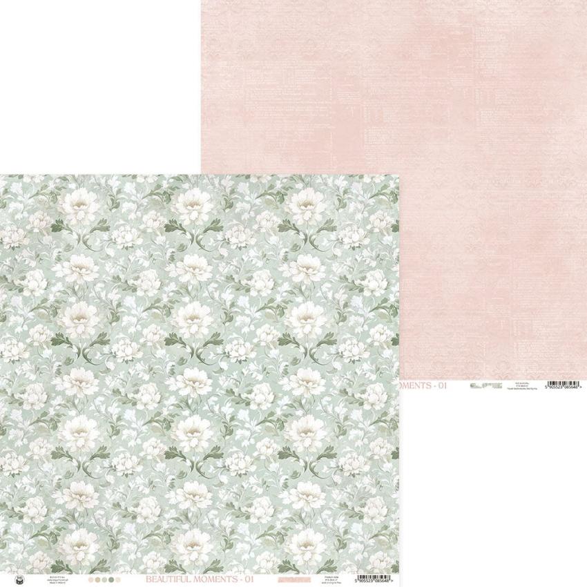 Piatek P13 - Designpapier "Beautiful Moments" Paper Pack 12x12 Inch - 12 Bogen