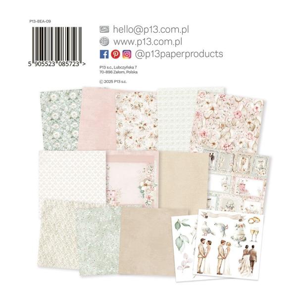 Piatek P13 - Designpapier "Beautiful Moments" Paper Pack 6x6 Inch - 24 Bogen