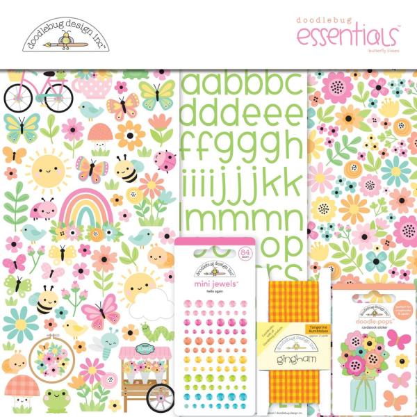 Doodlebug Design Butterfly Kisses Essential Kit 