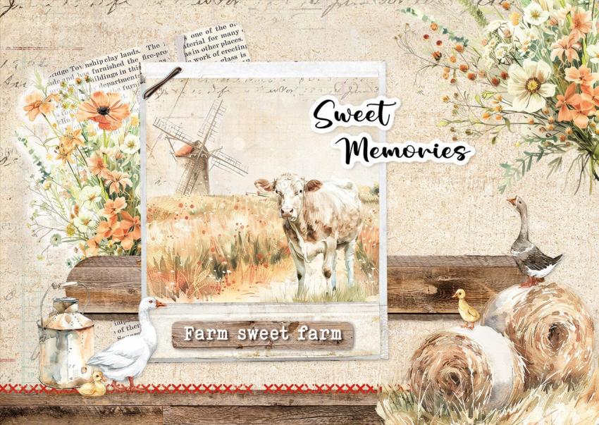 Studio Light  "Country Roads" Cardmaking Pad A4