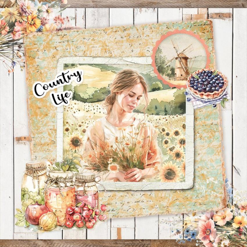 Studio Light  "Country Roads" Cardmaking Pad A4