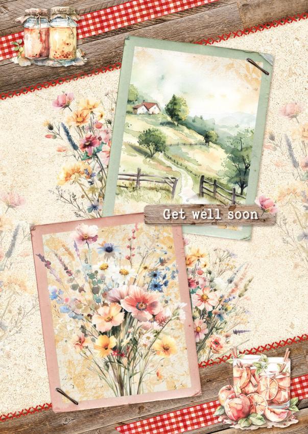Studio Light  "Country Roads" Cardmaking Pad A4