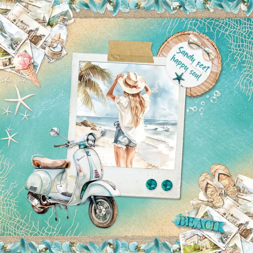 Studio Light  "Summer Celebration" Cardmaking Pad A4