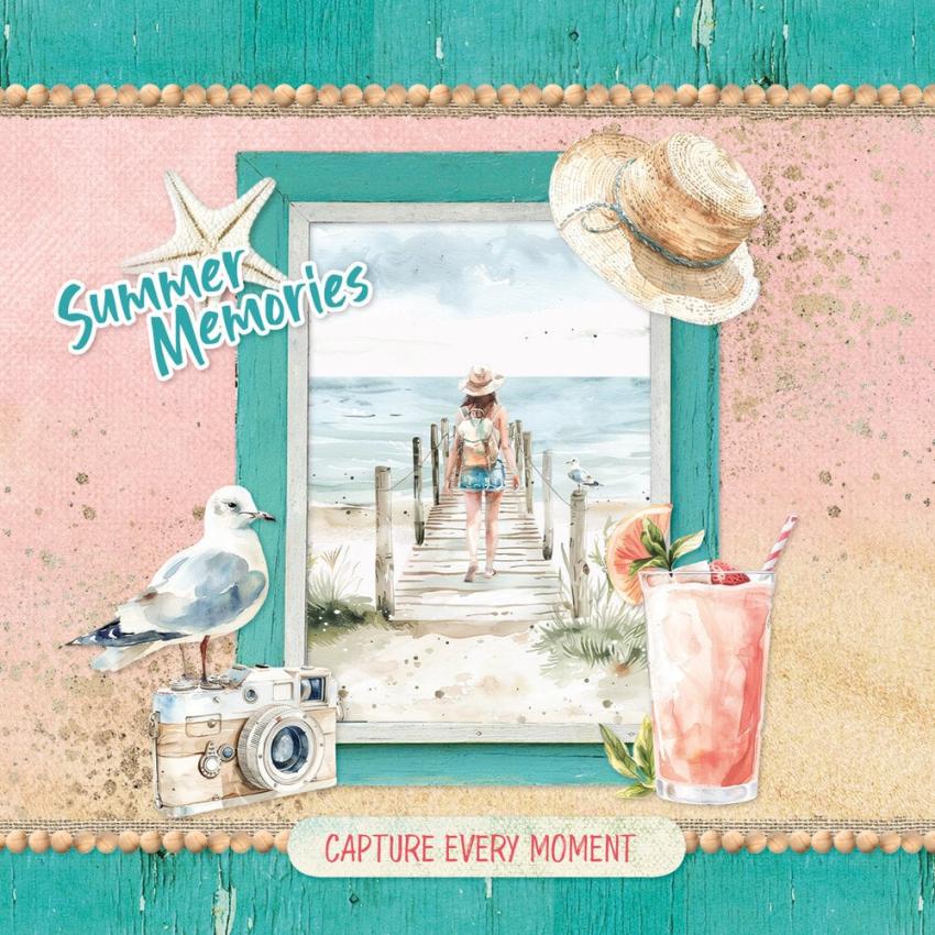 Studio Light  "Summer Celebration" Cardmaking Pad A4