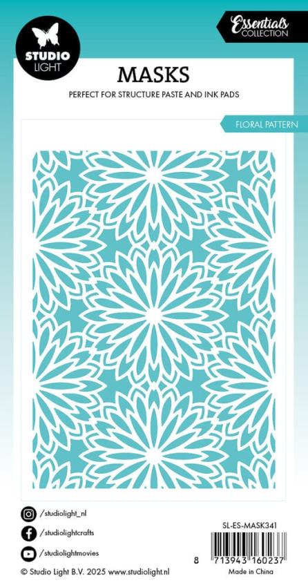 Studio Light - Schablone "Floral Pattern" Stencil  