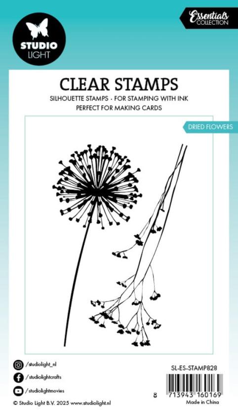 Studio Light - Stempelset "Dried Flowers" Clear Stamps