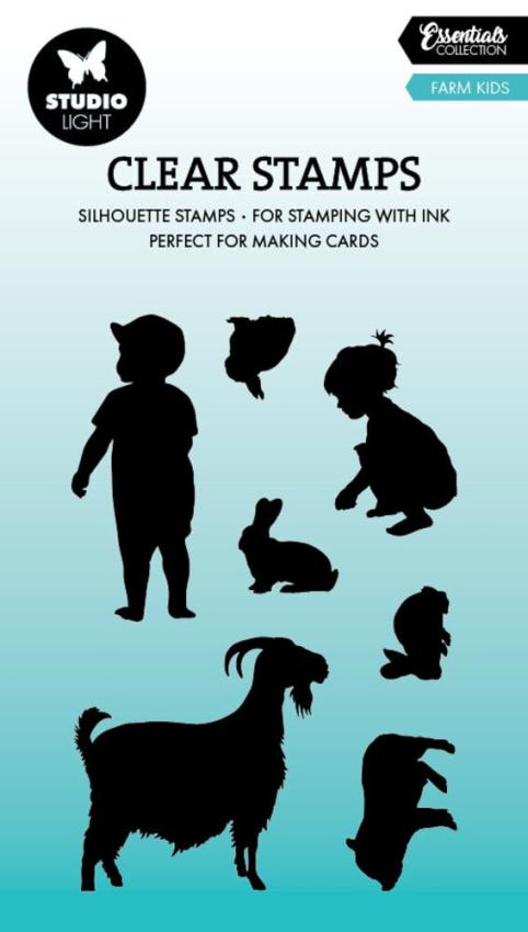 Studio Light - Stempelset "Farm Kids" Clear Stamps