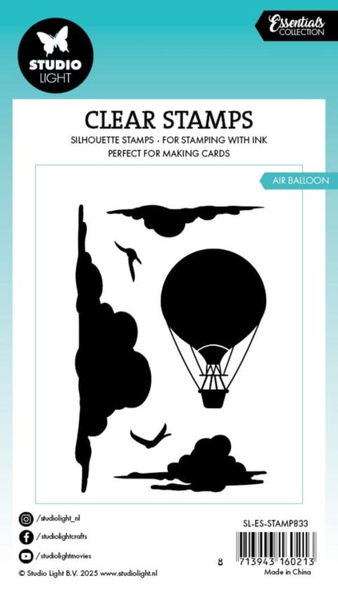 Studio Light - Stempelset "Air Balloon" Clear Stamps