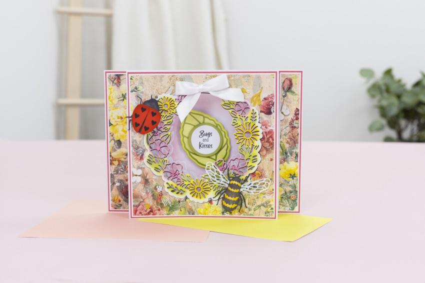 Crafters Companion - Stanzschablone "Flora & Fauna Bugs" Dies