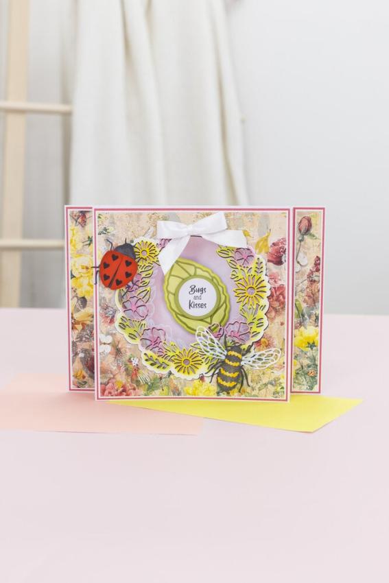 Crafters Companion - Stanzschablone "Flora & Fauna Bugs" Dies