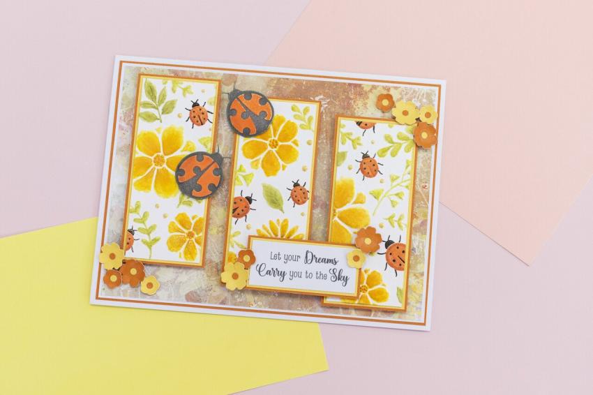 Crafters Companion - Stanzschablone "Flora & Fauna Bugs" Dies