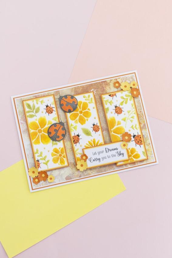 Crafters Companion - Stanzschablone "Flora & Fauna Bugs" Dies