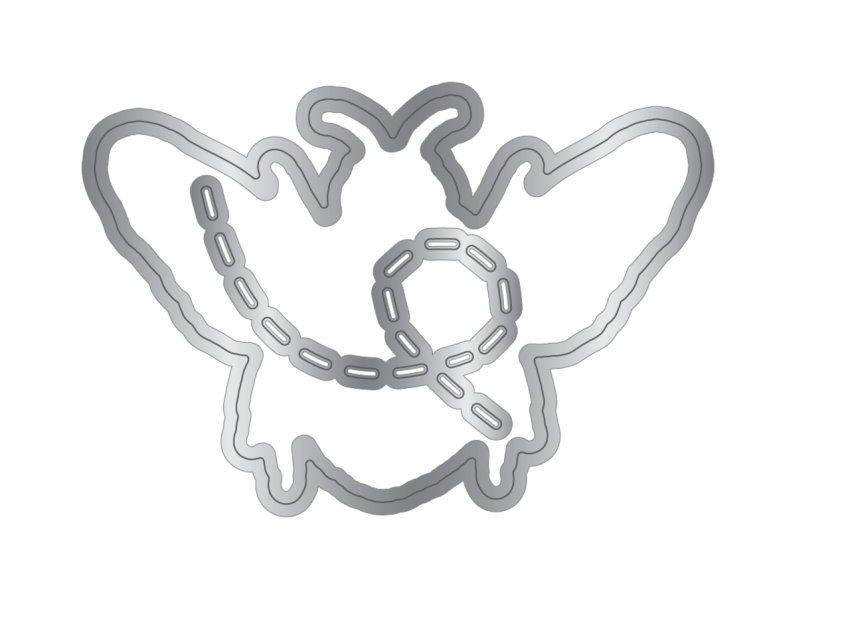 Crafters Companion - Stempelset & Stanzschablone "Fly High" Stamp & Dies