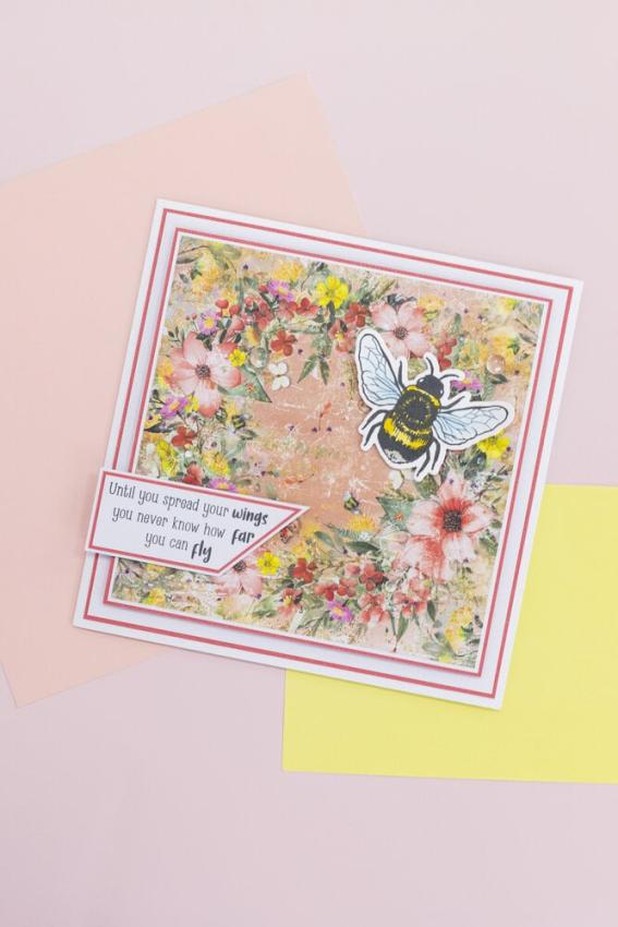 Crafters Companion - Stempelset & Stanzschablone "Fly High" Stamp & Dies