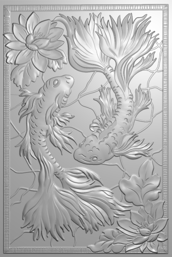 Crafters Companion - Prägefolder & Stanzschablone "Balance and Tranquillity" 3D Embossingfolder & Dies