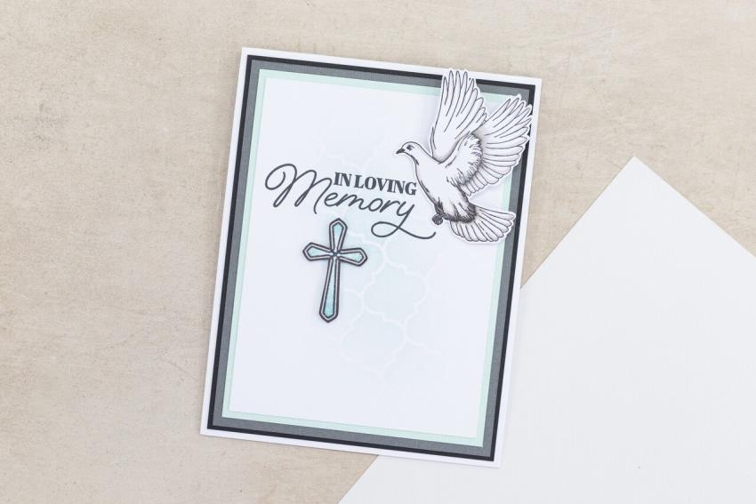 Crafters Companion - Stempelset "With Sympathy" Clear Stamps