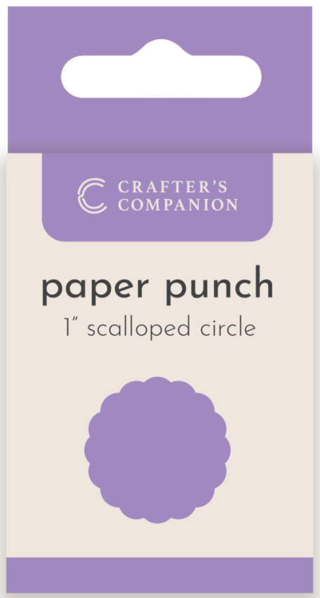 Crafters Companion - Handstanzer "Scalloped Circle" Punch
