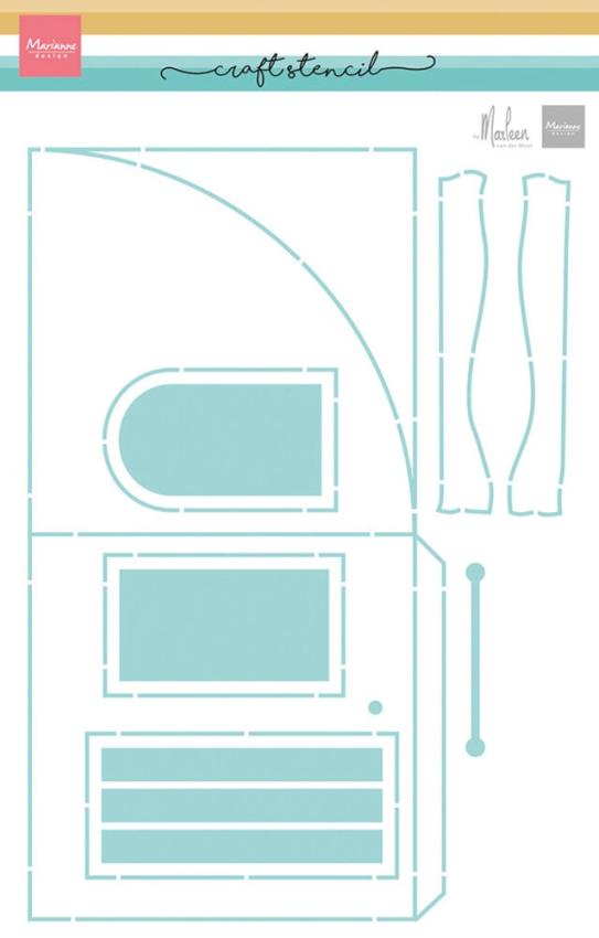 Marianne Design - Schablone 14,9x21cm "Create a Room" Stencil