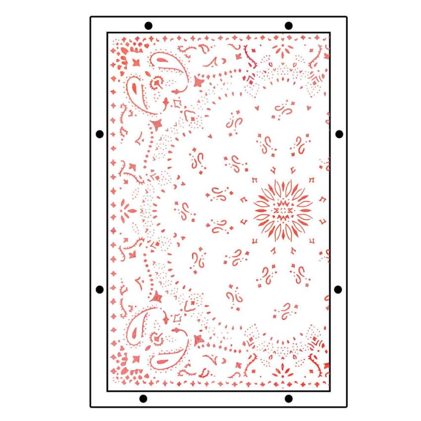Sizzix - Schablone & Stempelset "Western" Stencil & Clear Stamps by Vic Hollins