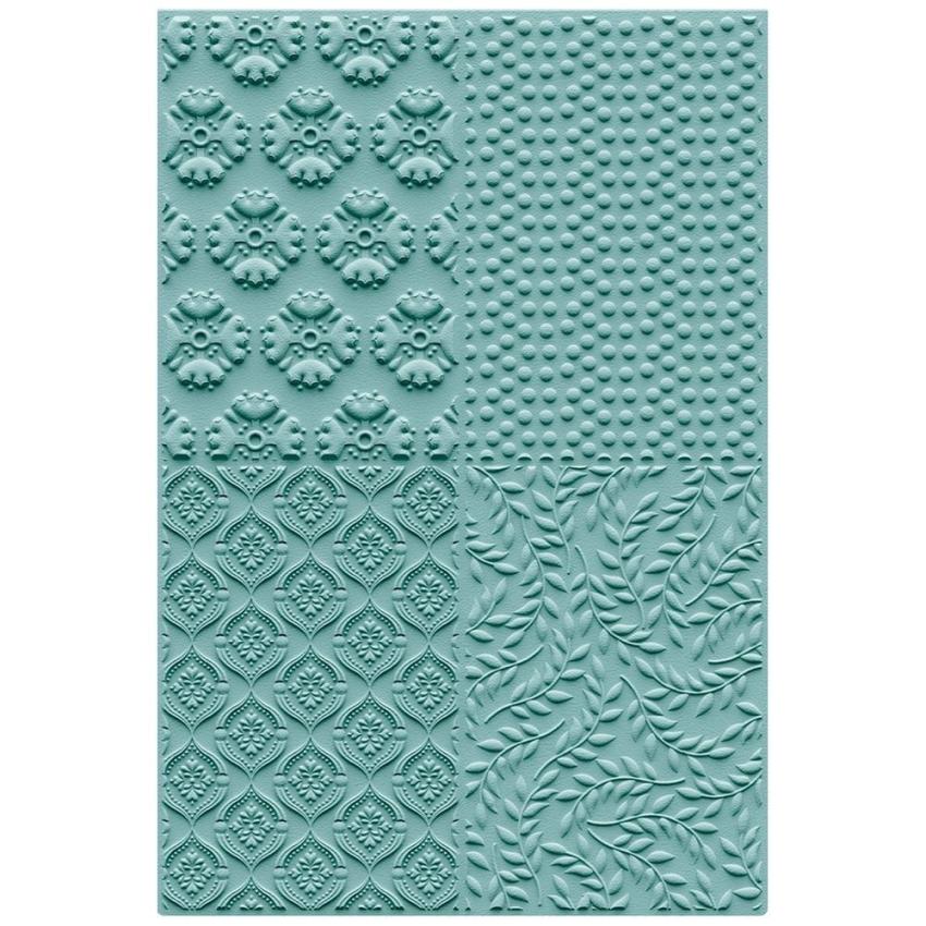 Sizzix - 3D Prägefolder "Posh Patterns" Embossing Folder Design by Catherine Pooler
