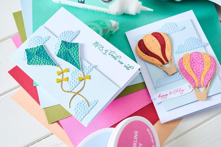 Sizzix - Stempelset "Up and Away" Clear Stamps Design by Catherine Pooler