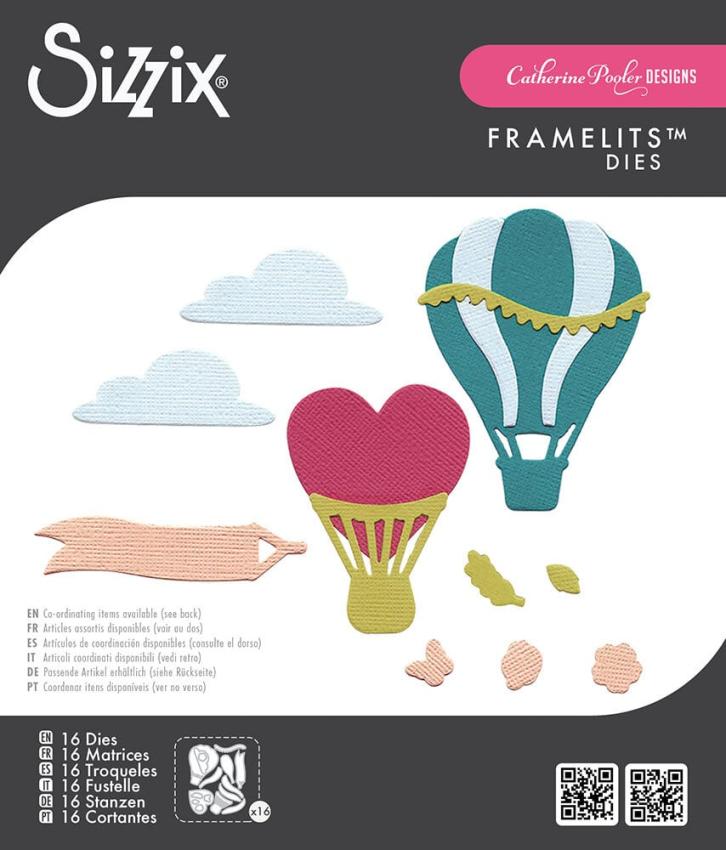 Sizzix - Stanzschablone "Up and Away #2" Framelits Craft Dies Design by Catherine Pooler