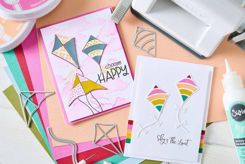 Sizzix - Schablone "In the Clouds" Layered Stencil Design by Catherine Pooler