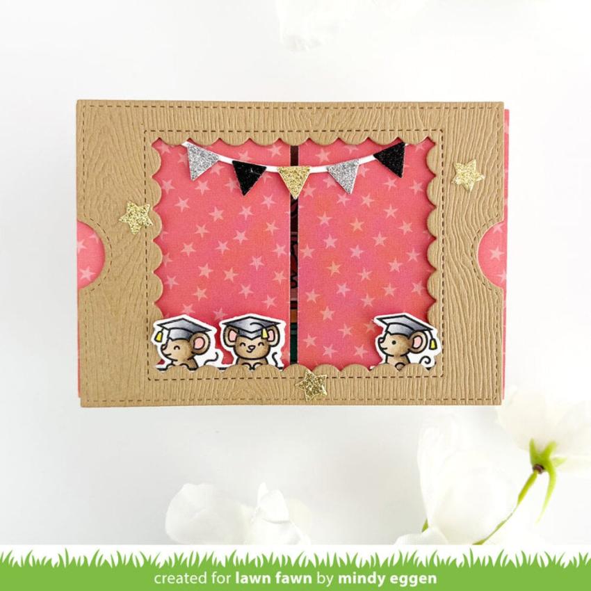 Lawn Fawn - Stempelset "Simply Celebrate Graduation" Clear Stamp